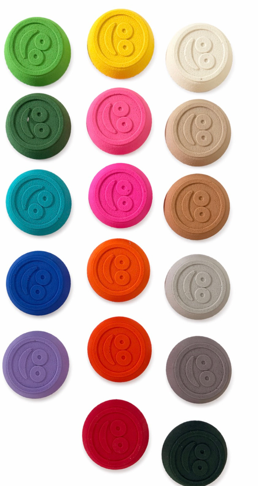 Sample Color Set for Climbing Holds + Ninja Cones + Rings + Balls | Playroom Sample set