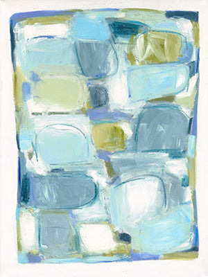 Summer Tides Wallpaper for Kids Rooms | Coastal Abstract Wallpaper