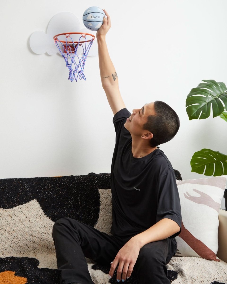 Cloud Mini Basketball Hoop Set - Smart Playrooms