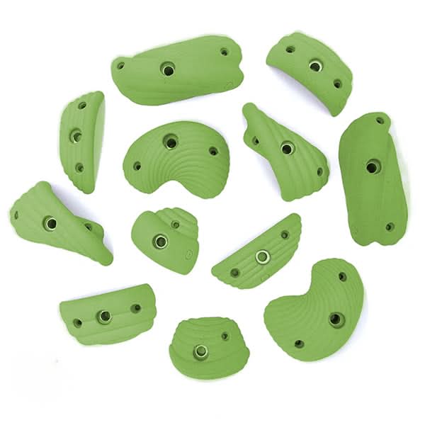 Exclusive Designer Wave Rock Wall Holds | One Color | Bolt On AND Screw On - Smart Playrooms