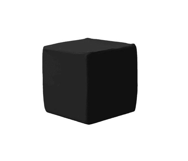 Black foam cube covers for playrooms designed for soft and safe playtime activities