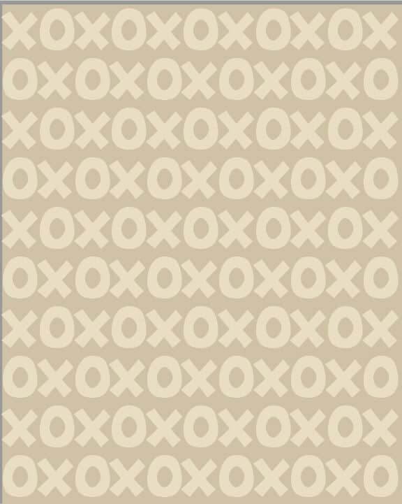 Montessori playroom wallpaper featuring playful beige and cream tic-tac-toe pattern for children's spaces