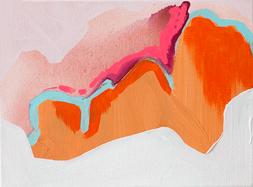 Sur La Mur sorbet swirl mural wall art featuring vibrant abstract colors and fluid designs