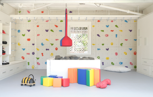 While Everyone Else Turned Their Garages Into Guest Rooms, This Mom Put Monkey Bars in Hers