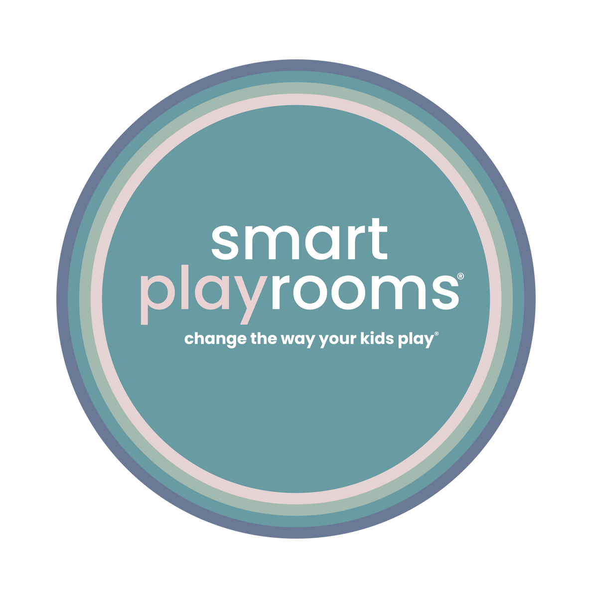Colorful Smart Playroom featuring a slide, climbing wall, and educational playroom products for creative kids' activities