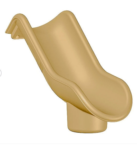 Straight Slide for  Residential Indoor + Outdoor Playgrounds | Modern Plastic Play Slide