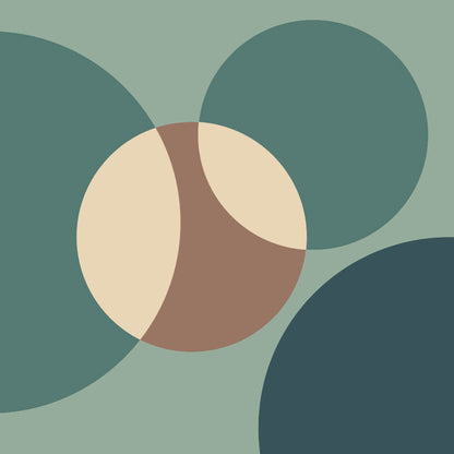 Abstract Bubble Ceiling Paper Mint