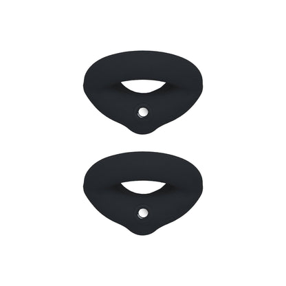 kids rock climbing wall holds in black, designed for safe climbing practice for children