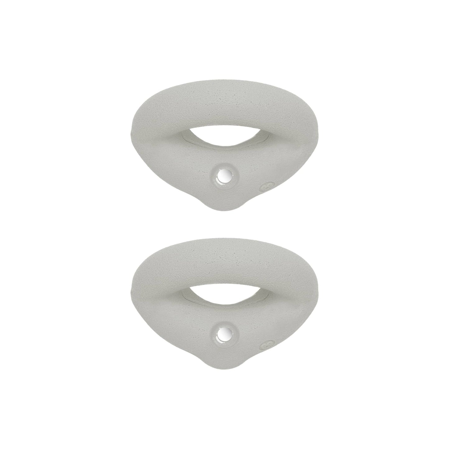 kids rock climbing wall holds in grey, designed for safe climbing practice for children