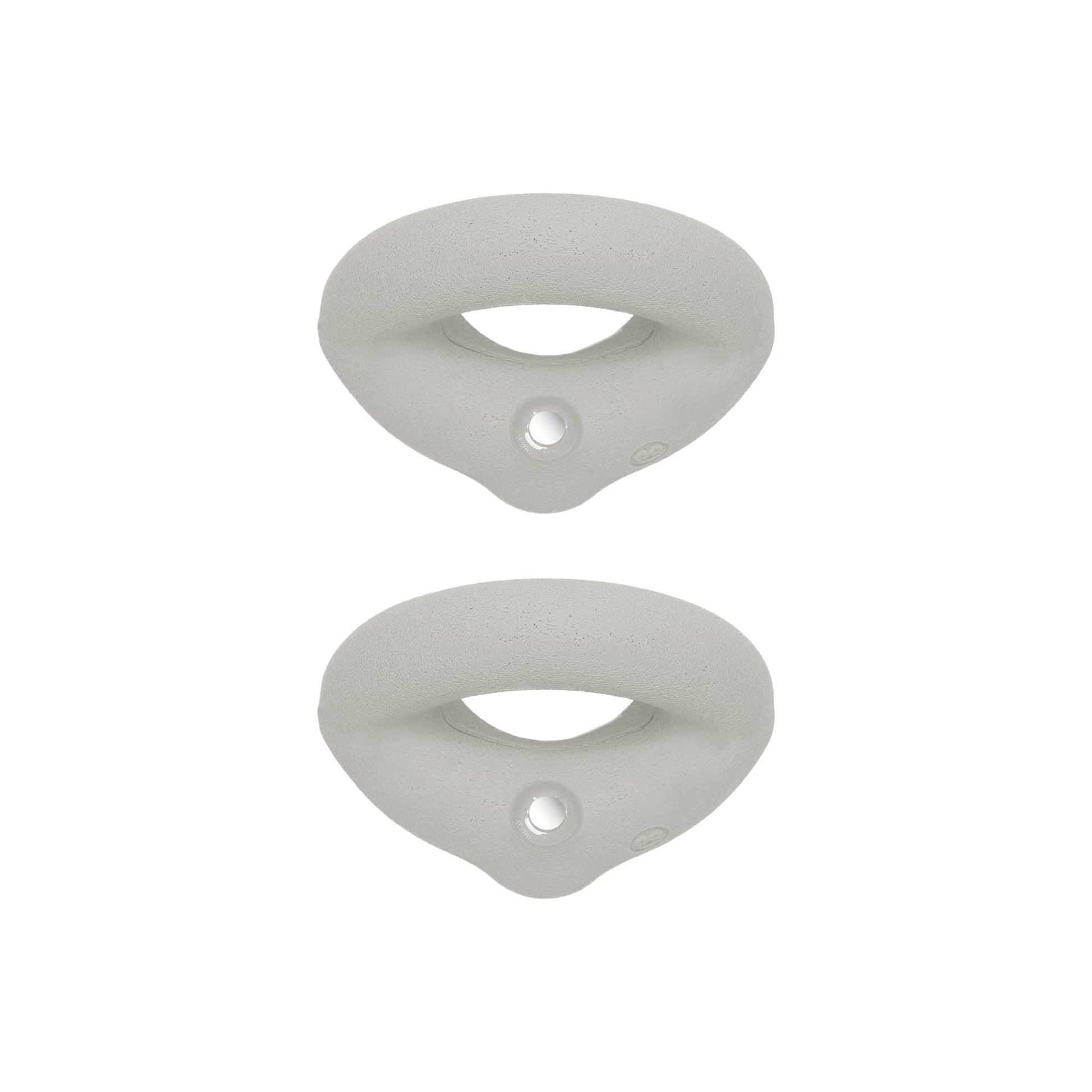 kids rock climbing wall holds in grey, designed for safe climbing practice for children