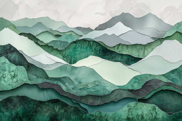 Hills of Green Wallpaper