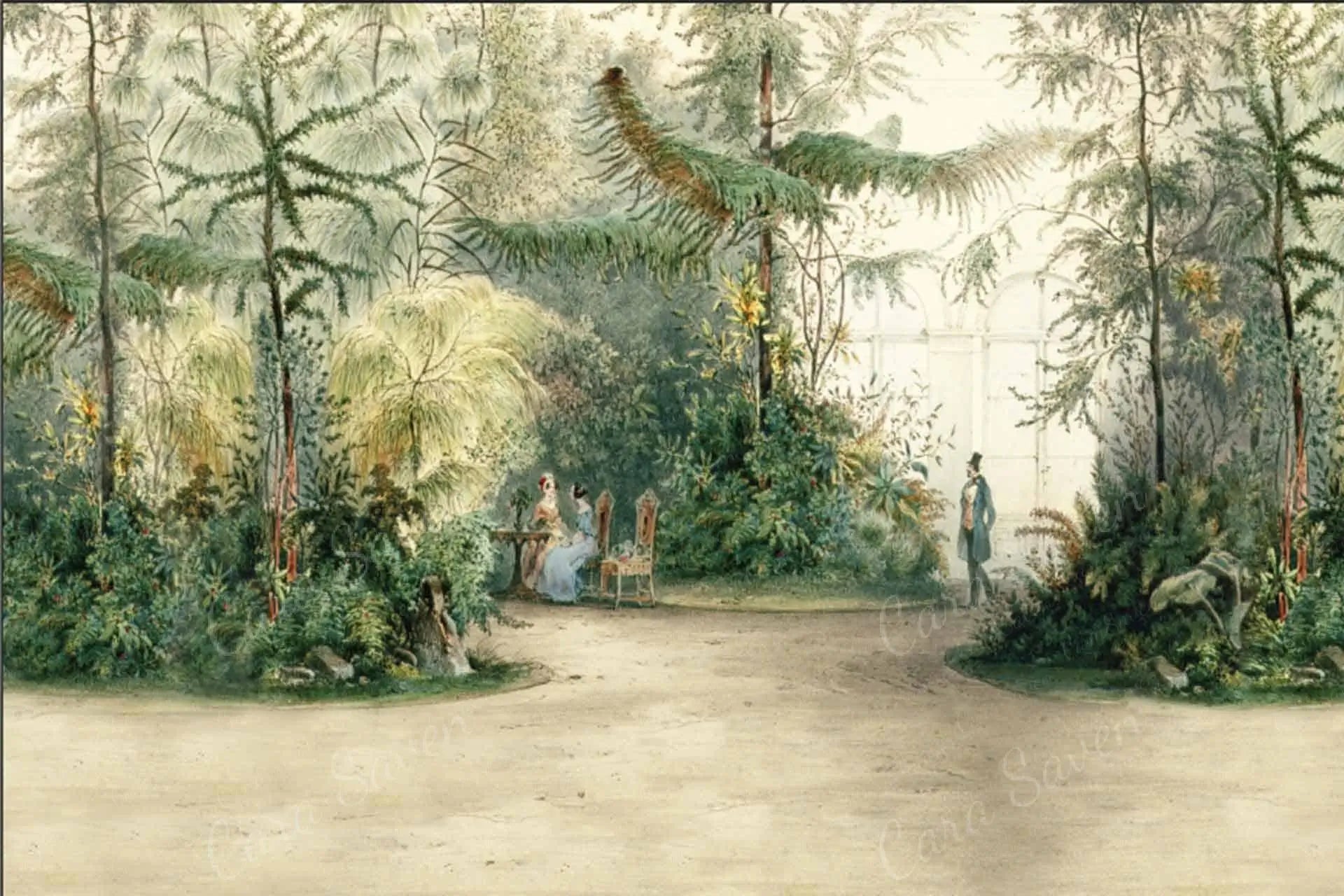 Winter Garden Wallpaper