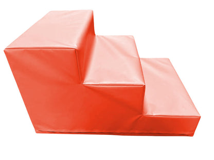 AK Athletics soft play stairs for toddlers in orange for safe indoor climbing and play activities