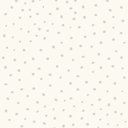 Gray Polka Dots Wallpaper