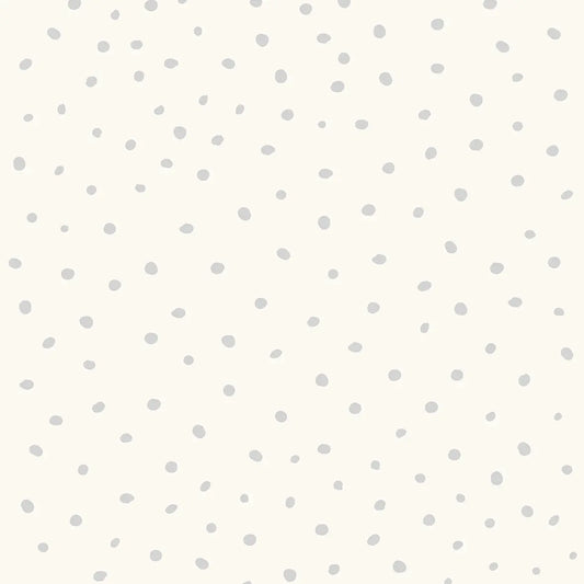 Gray Polka Dots Wallpaper