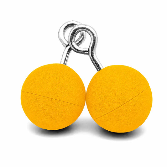 Hanging Ninja Balls Climbing - Neon Orange