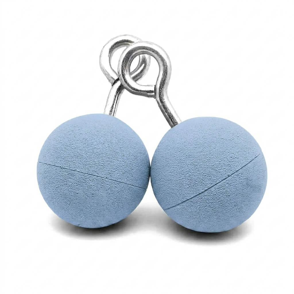 Hanging Ninja Balls Climbing - Pastel Blue