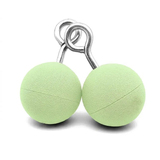 Hanging Ninja Balls Climbing - Pastel Lime