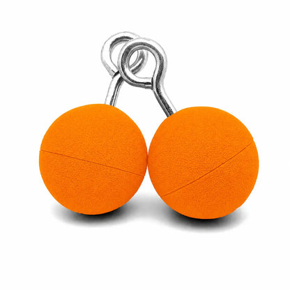 Hanging Ninja Balls Climbing - Pastel Orange