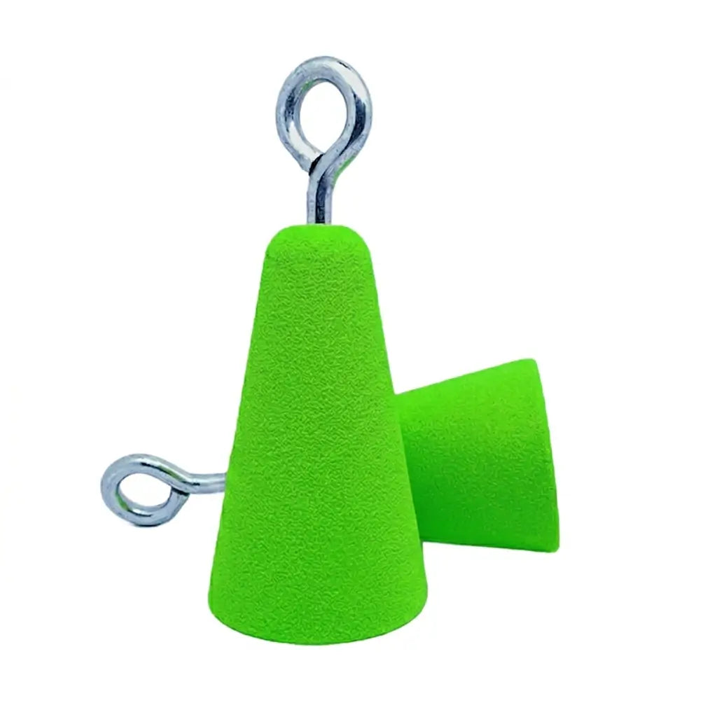 Hanging Ninja Cones - Neon Lime