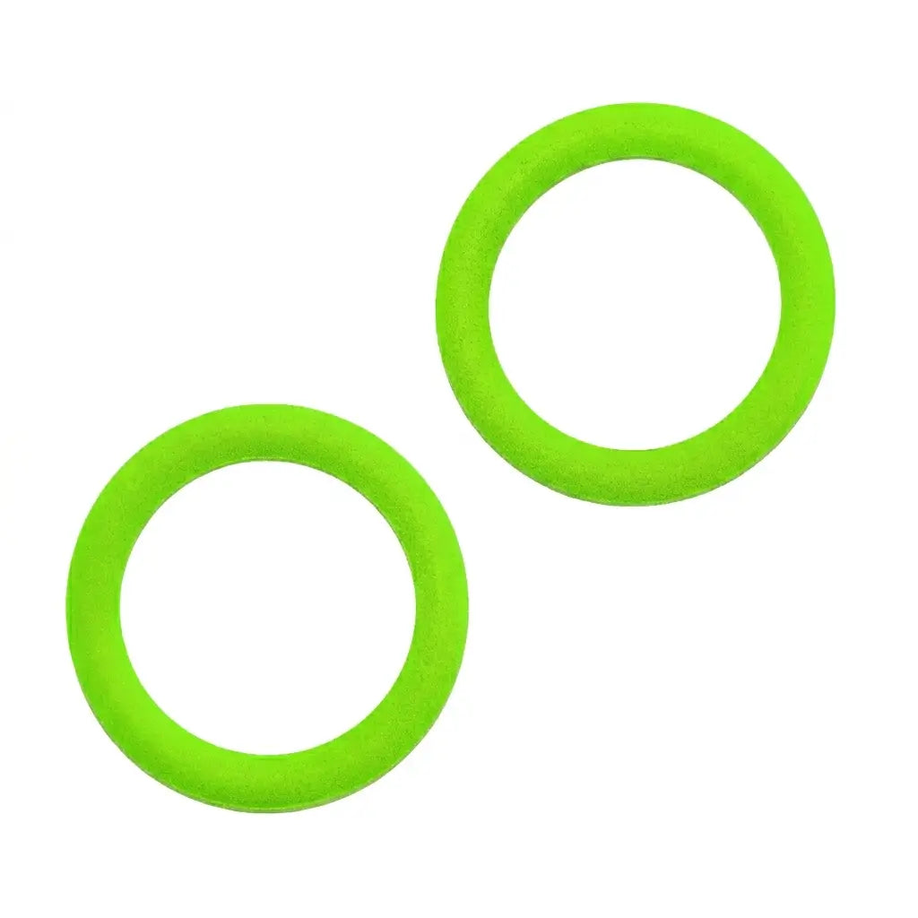 Hanging Ninja Rings - Neon Lime