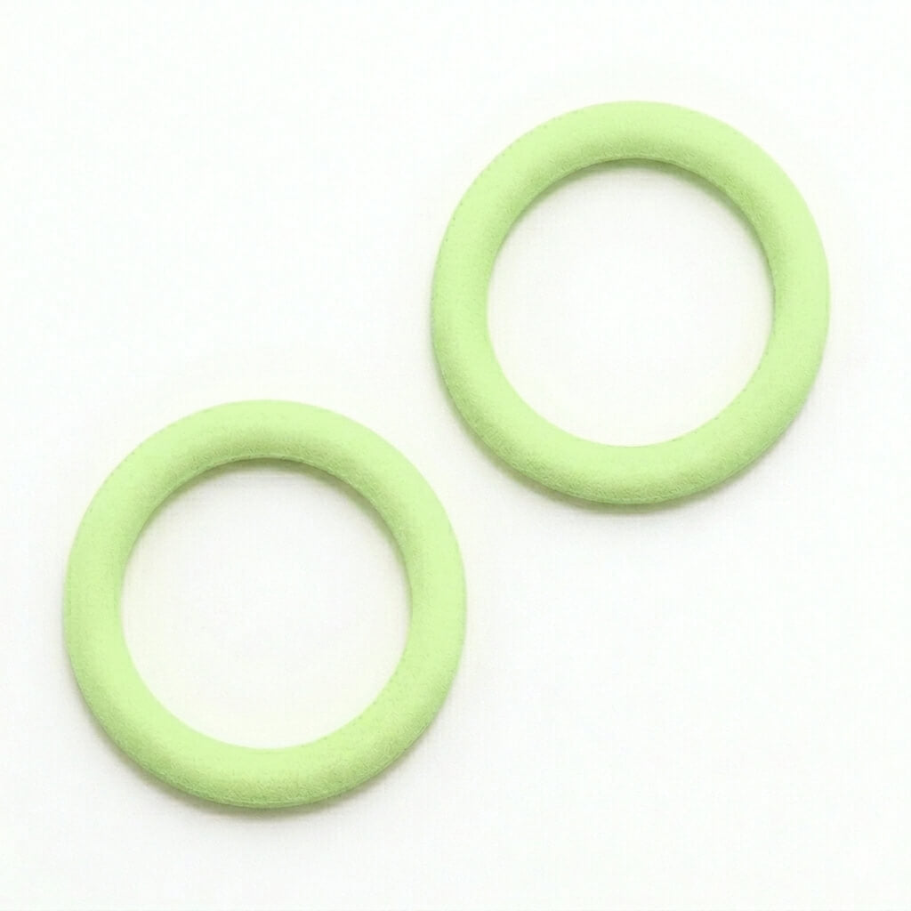 Hanging Ninja Rings - Pastel Lime