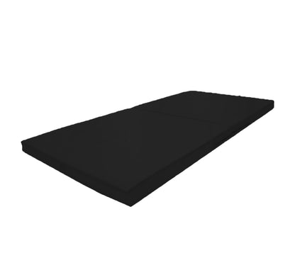 Black AK Athletics sensory playroom landing mat designed for safe play and cushioning during activities