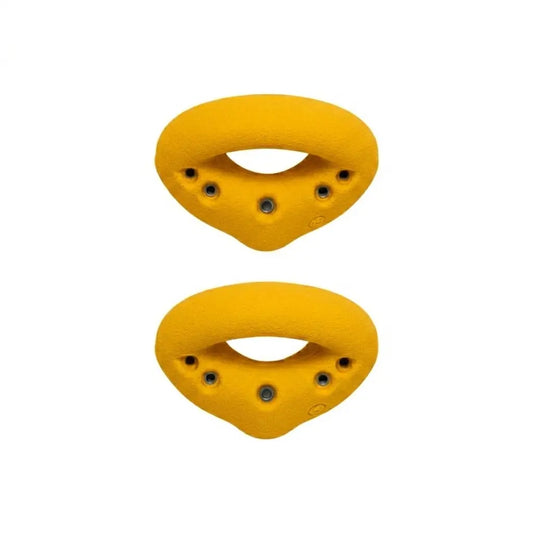 Large Grabber Climbing Wall Holds Neon Orange Screw on