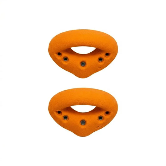 Large Grabber Climbing Wall Holds - Pastel Orange Screw On