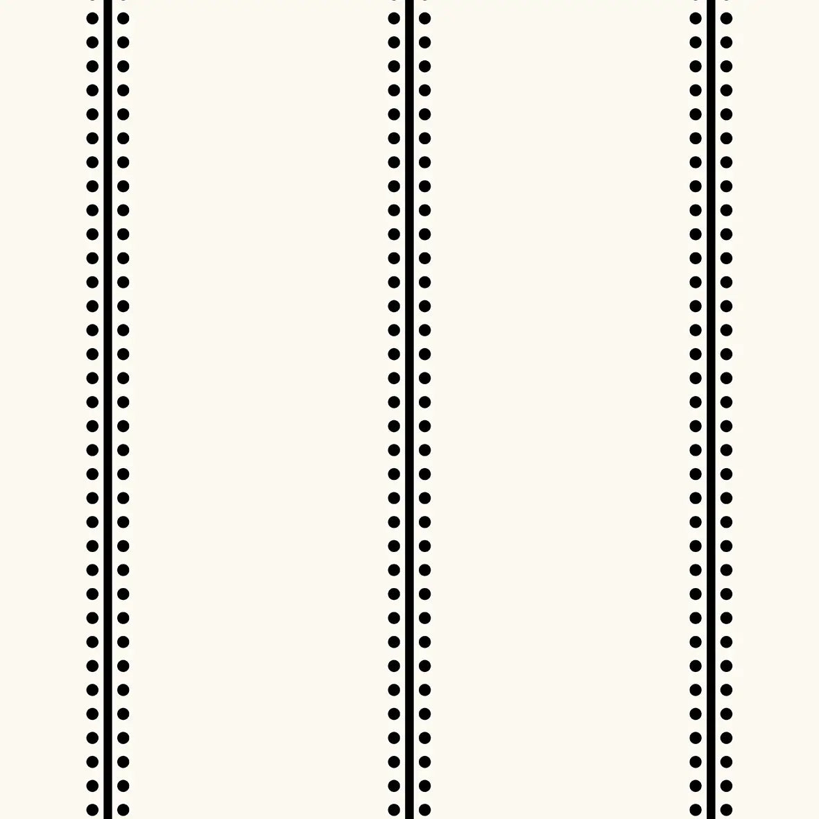 Black Dots and Stripes Wallpaper