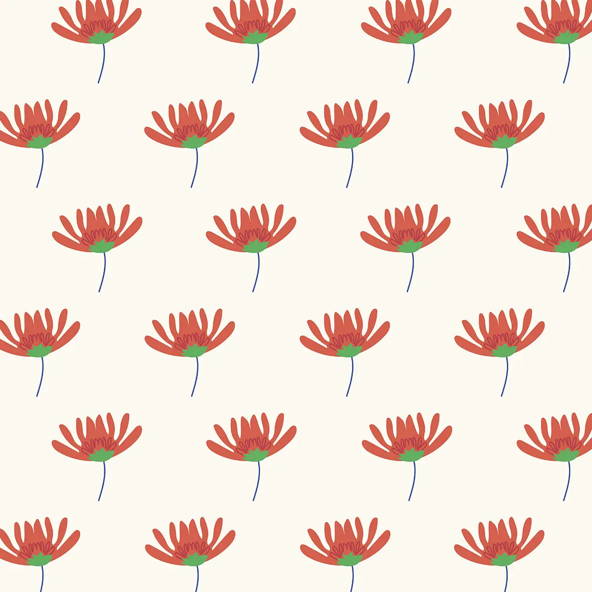 Carmine Flowers Wallpaper