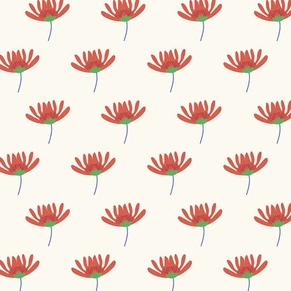 Carmine Flowers Wallpaper