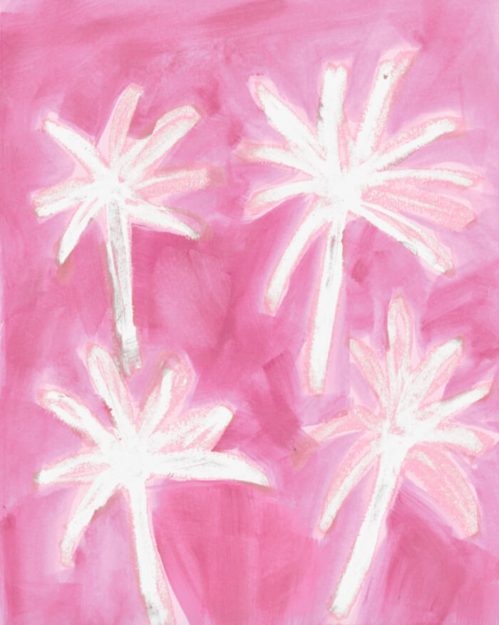 Palm Tree Wallpaper [pink/pink]