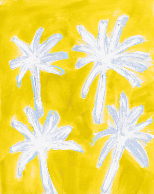 Palm Tree Wallper [yellow/blue]