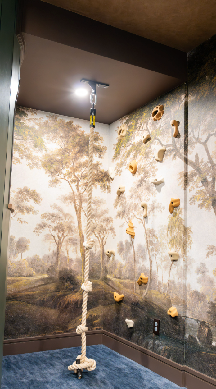 Knotted Climbing Rope - Tan