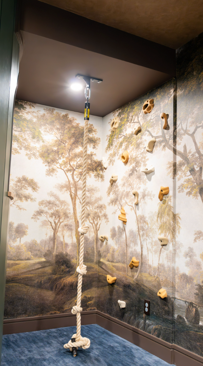 Knotted Climbing Rope - Tan