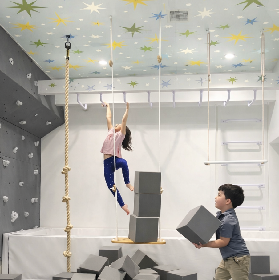 Twinkle Star Ceiling Paper for Kids Rooms | Minimal Celestial Ceiling Wallpaper