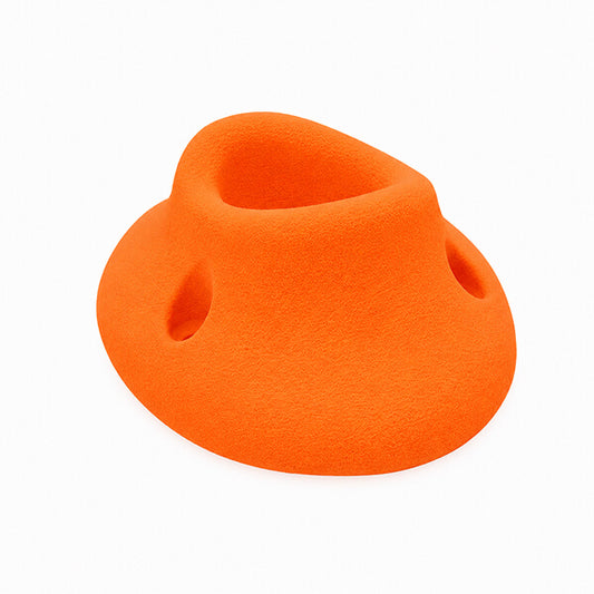 Smooth Move Rock Wall Holds - neon orange