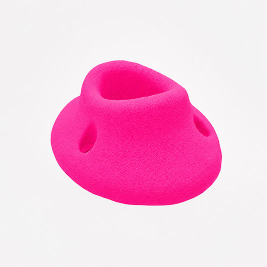 Smooth Move Rock Wall Holds - neon pink