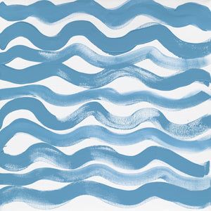 Striped Canvas Wallpaper for Bedrooms + Playrooms | Coastal Wave Wallpaper