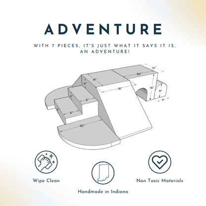 Adventure Soft Climber + Slide - Smart Playrooms