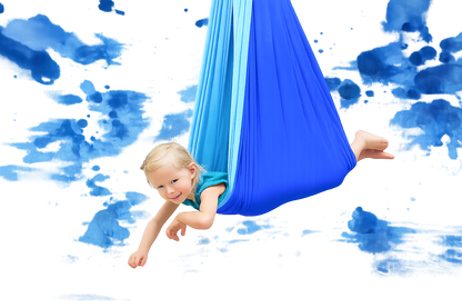 Kids Sensory Indoor Swing | Adjustable Cotton or Lycra Therapy Swing