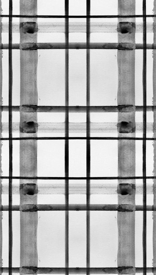 Black Plaid Wallpaper - Smart Playrooms