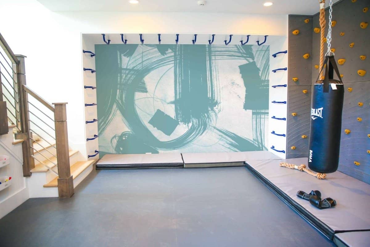 Cara Saven educational playroom wallpaper with abstract design for creative learning spaces