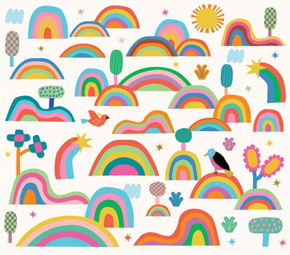 Fantastic Rainbow Wallpaper - Smart Playrooms