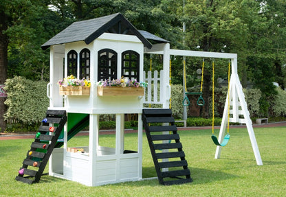 Farmhouse Designer 2 Story Playhouse - Smart Playrooms