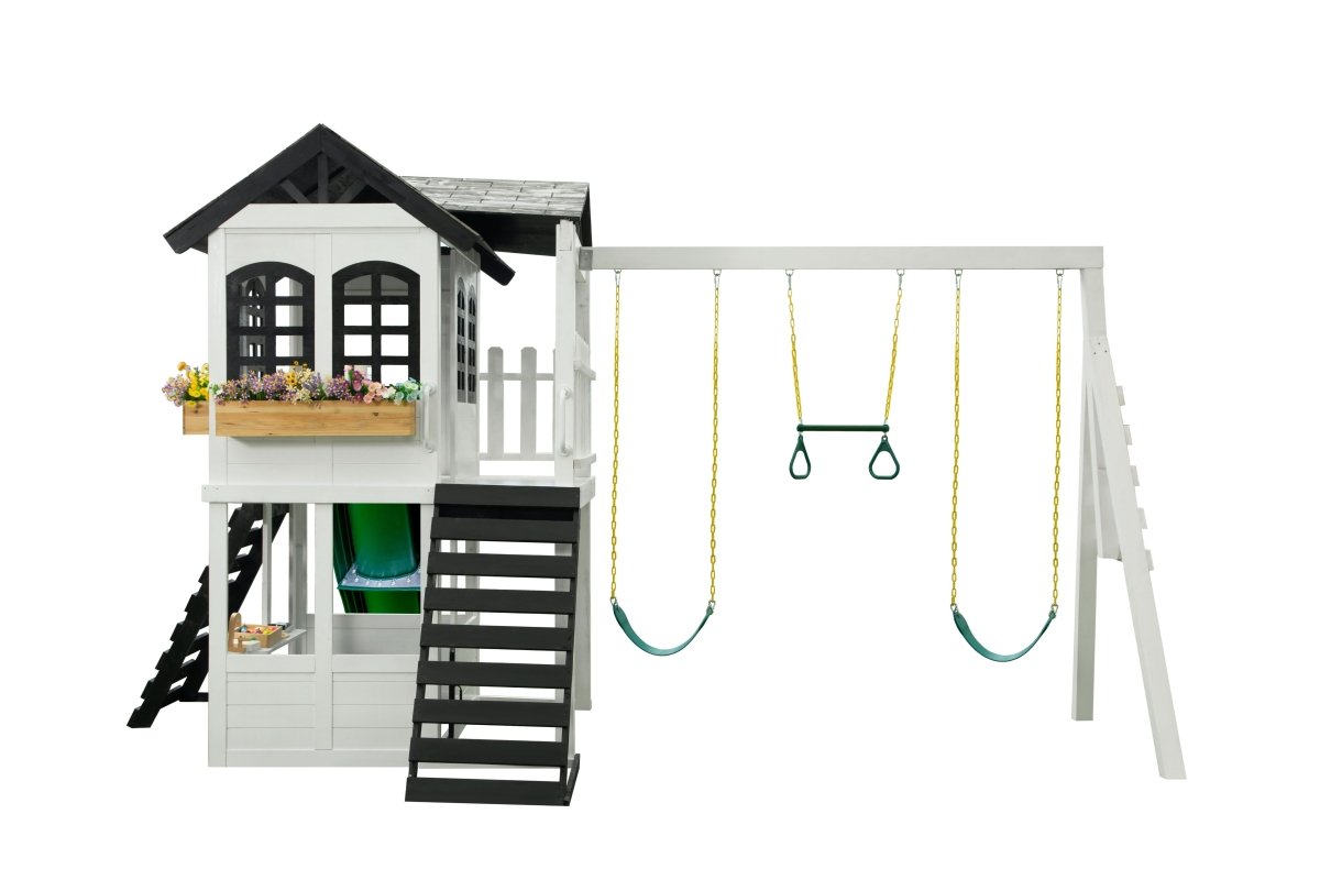 Farmhouse Designer 2 Story Playhouse - Smart Playrooms