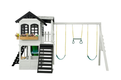 Farmhouse Designer 2 Story Playhouse - Smart Playrooms