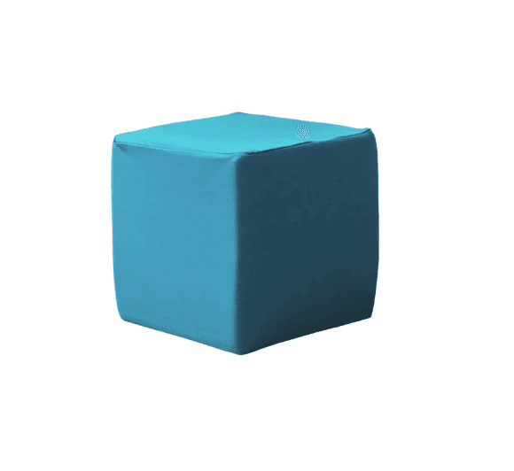 Envirolite foam cube covers for playrooms in bright blue for a fun and safe play environment