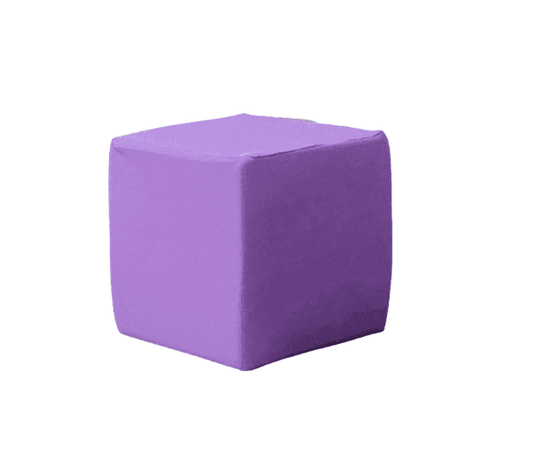 Purple foam cube covers for playrooms designed for safety and style